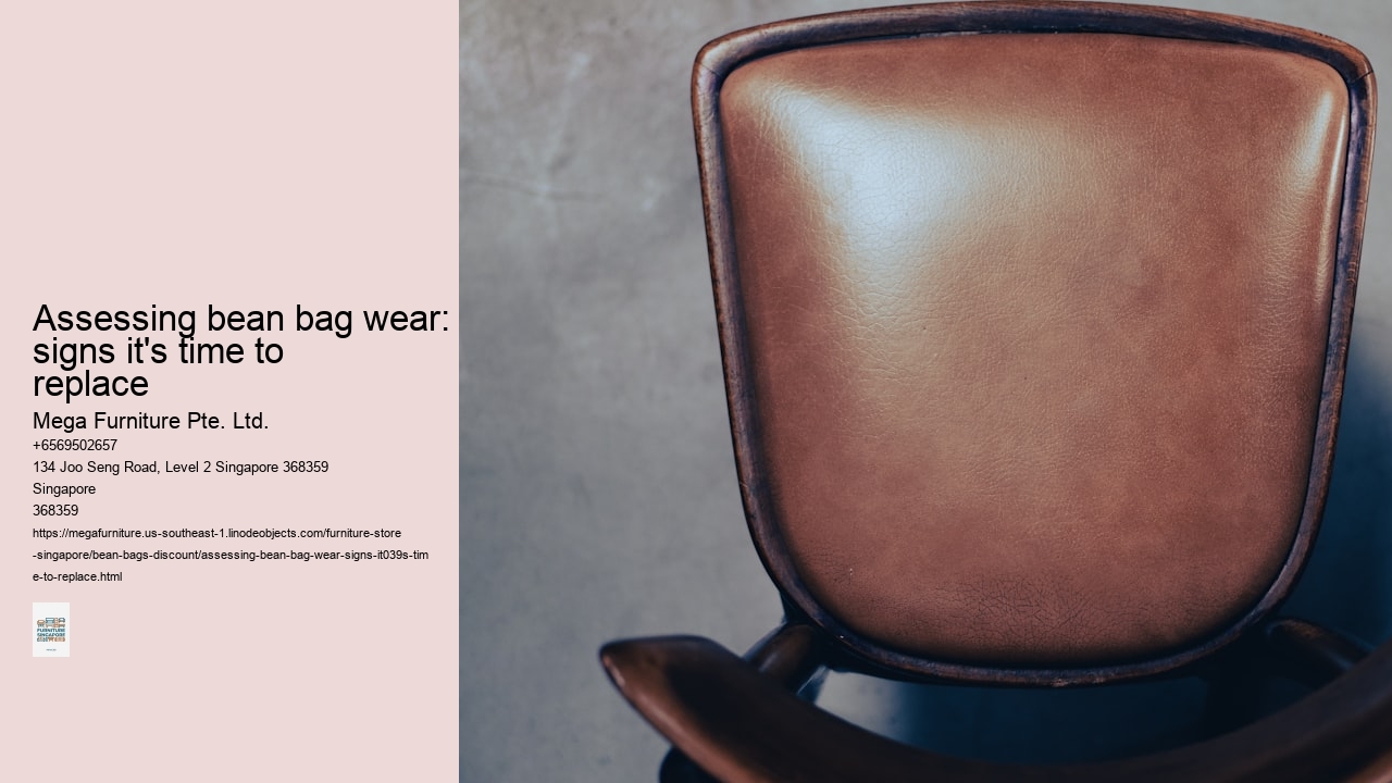 Assessing bean bag wear: signs it's time to replace
