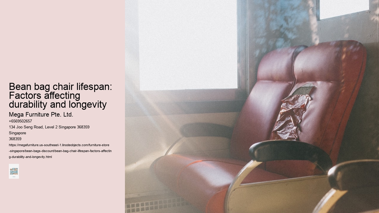 Bean bag chair lifespan: Factors affecting durability and longevity