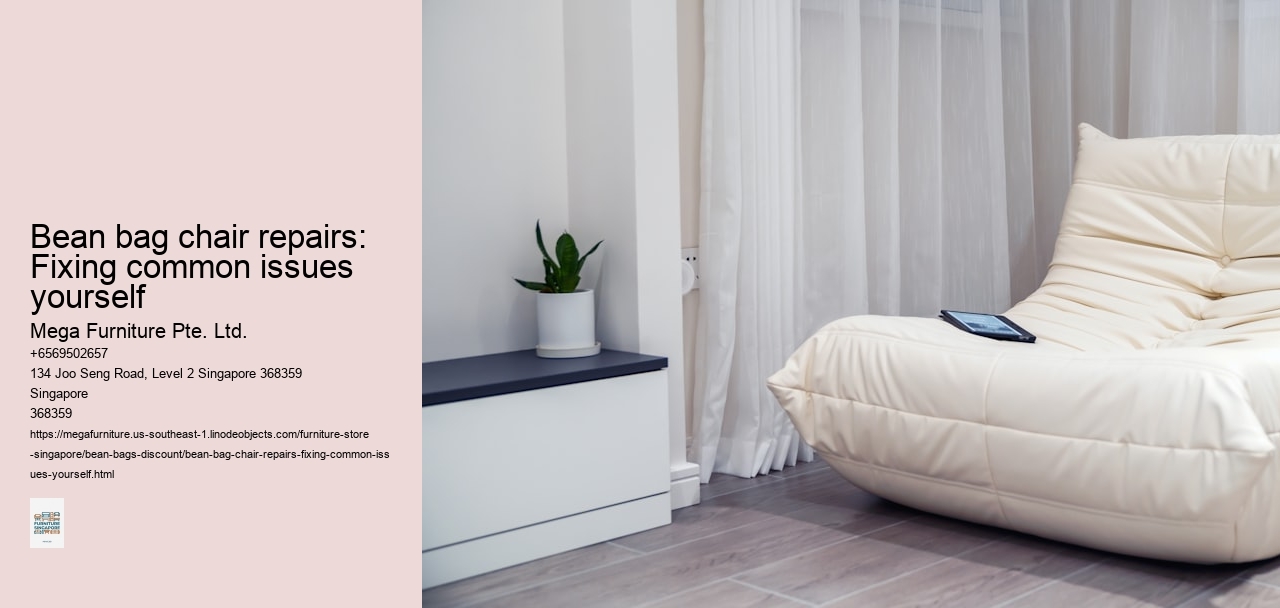 Bean bag chair repairs: Fixing common issues yourself