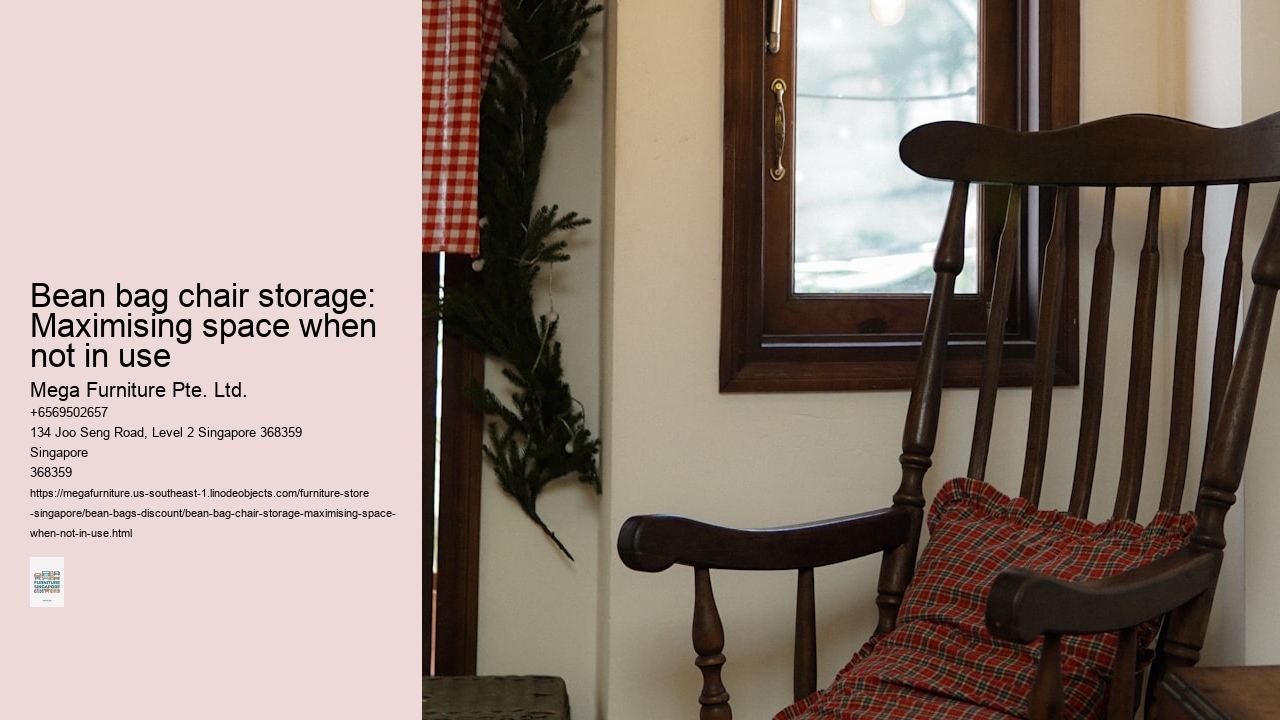 Bean bag chair storage: Maximising space when not in use