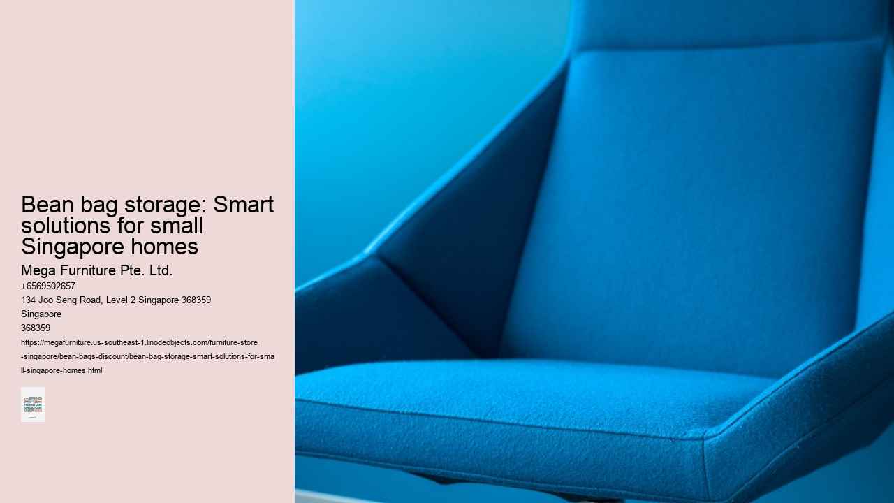 Bean bag storage: Smart solutions for small Singapore homes