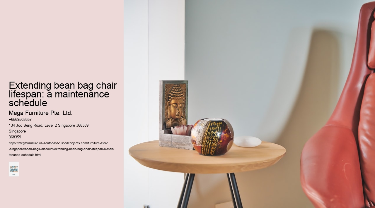 Extending bean bag chair lifespan: a maintenance schedule