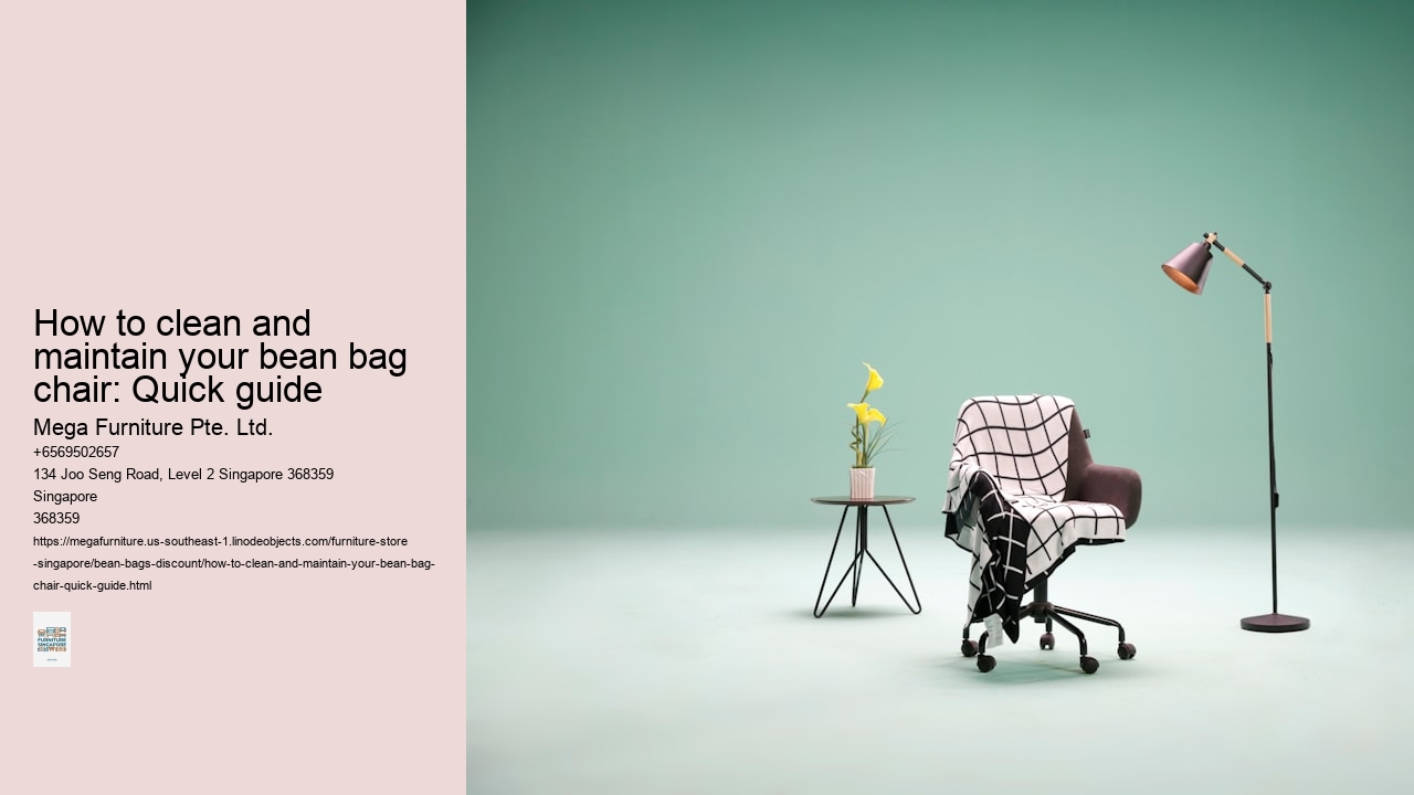 How to clean and maintain your bean bag chair: Quick guide