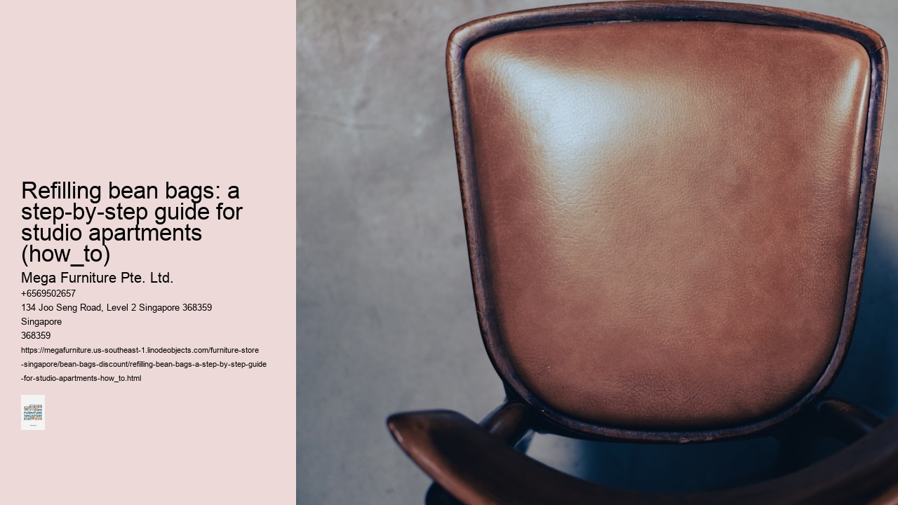 Refilling bean bags: a step-by-step guide for studio apartments (how_to)