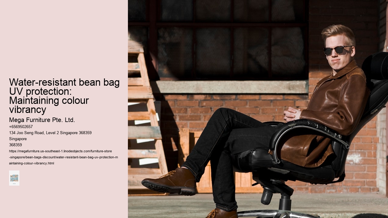 Water-resistant bean bag UV protection: Maintaining colour vibrancy