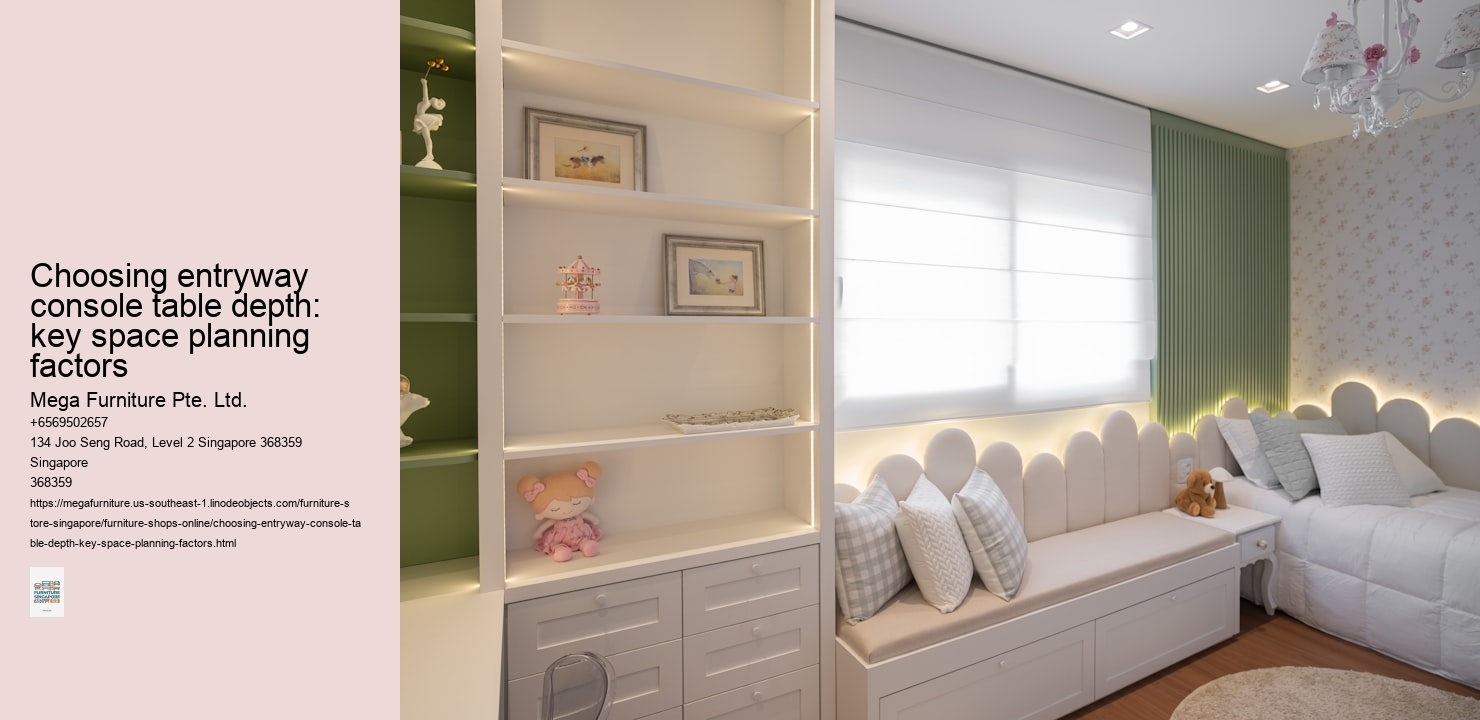 Choosing entryway console table depth: key space planning factors