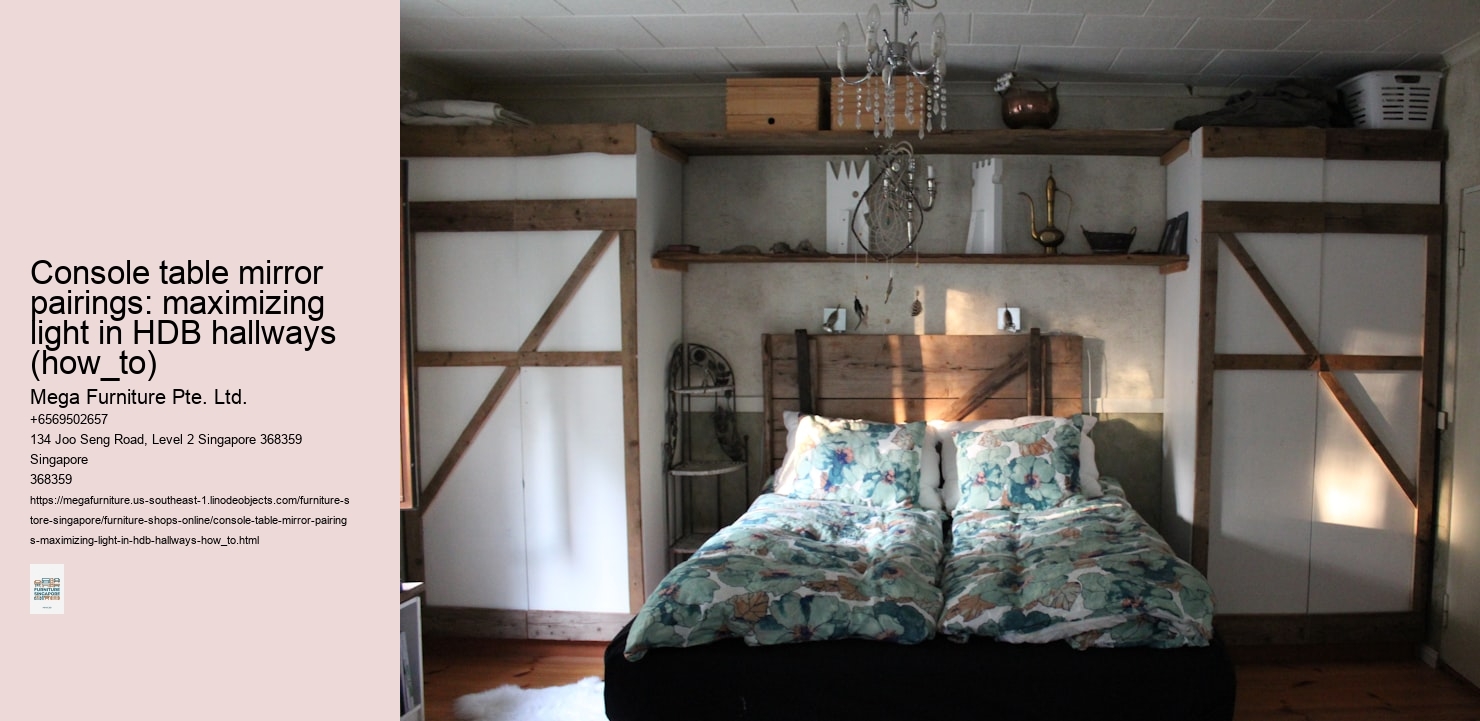 Console table mirror pairings: maximizing light in HDB hallways (how_to)