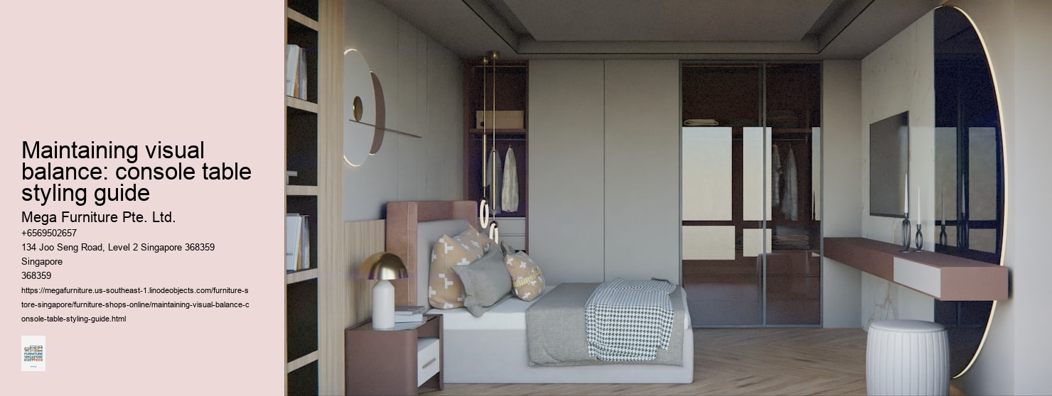 Maintaining visual balance: console table styling guide