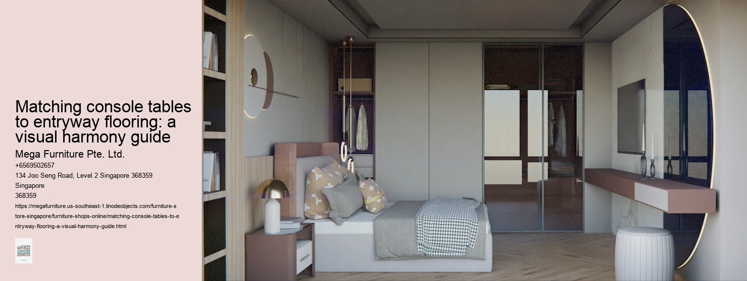 Matching console tables to entryway flooring: a visual harmony guide