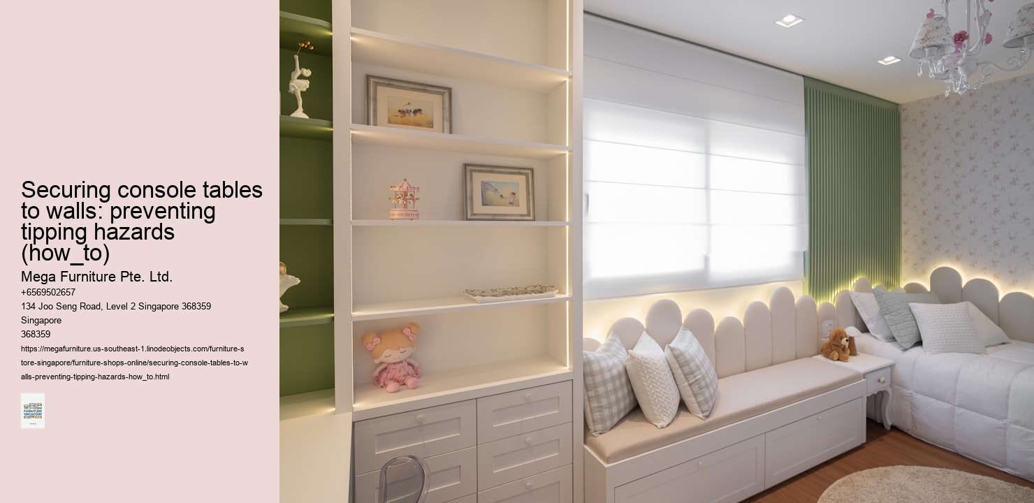 Securing console tables to walls: preventing tipping hazards (how_to)