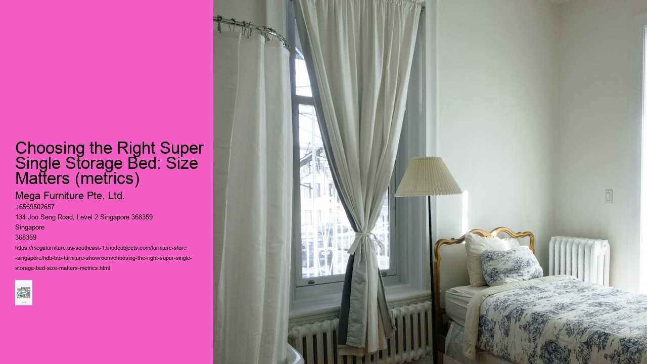 Choosing the Right Super Single Storage Bed: Size Matters (metrics)