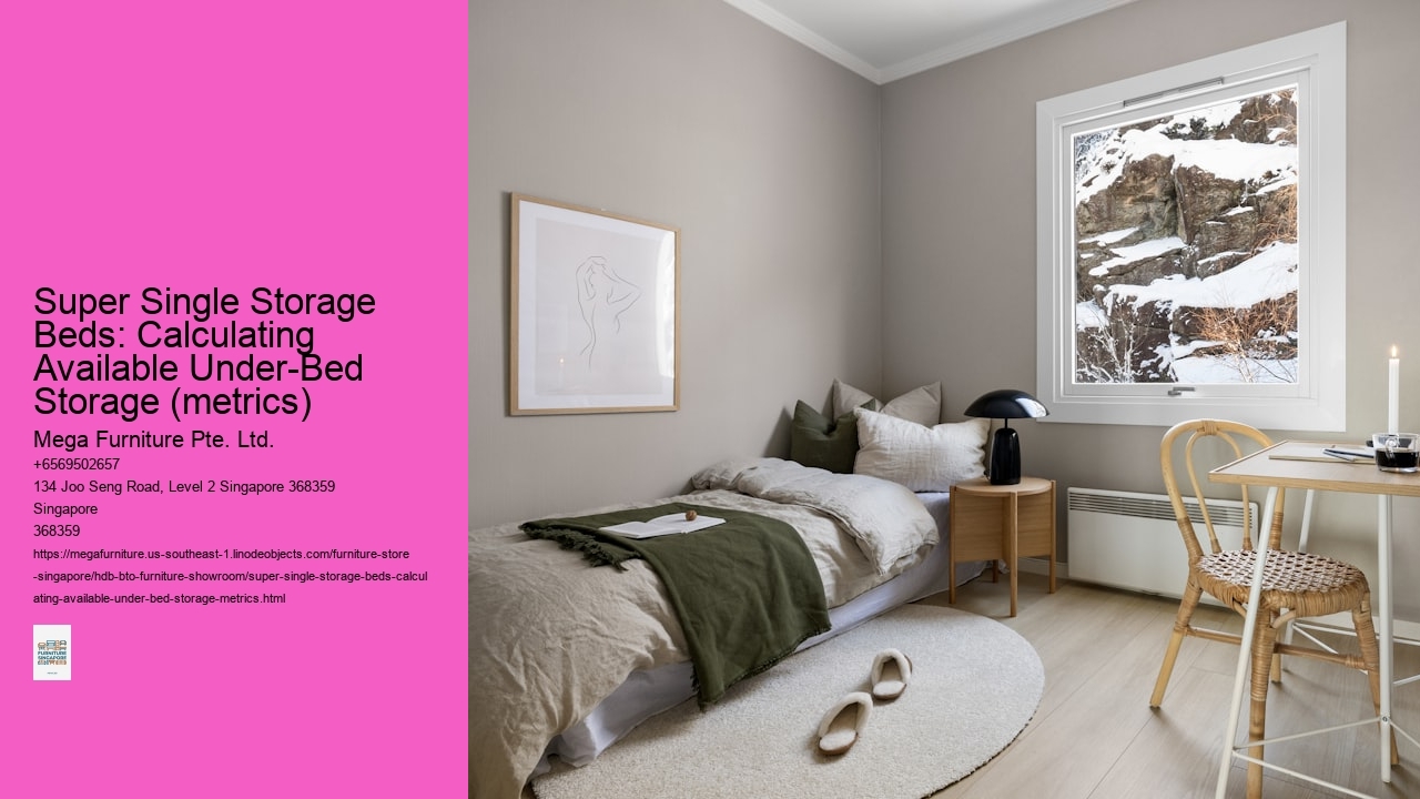 Super Single Storage Beds: Calculating Available Under-Bed Storage (metrics)