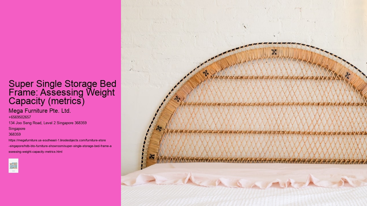Super Single Storage Bed Frame: Assessing Weight Capacity (metrics)