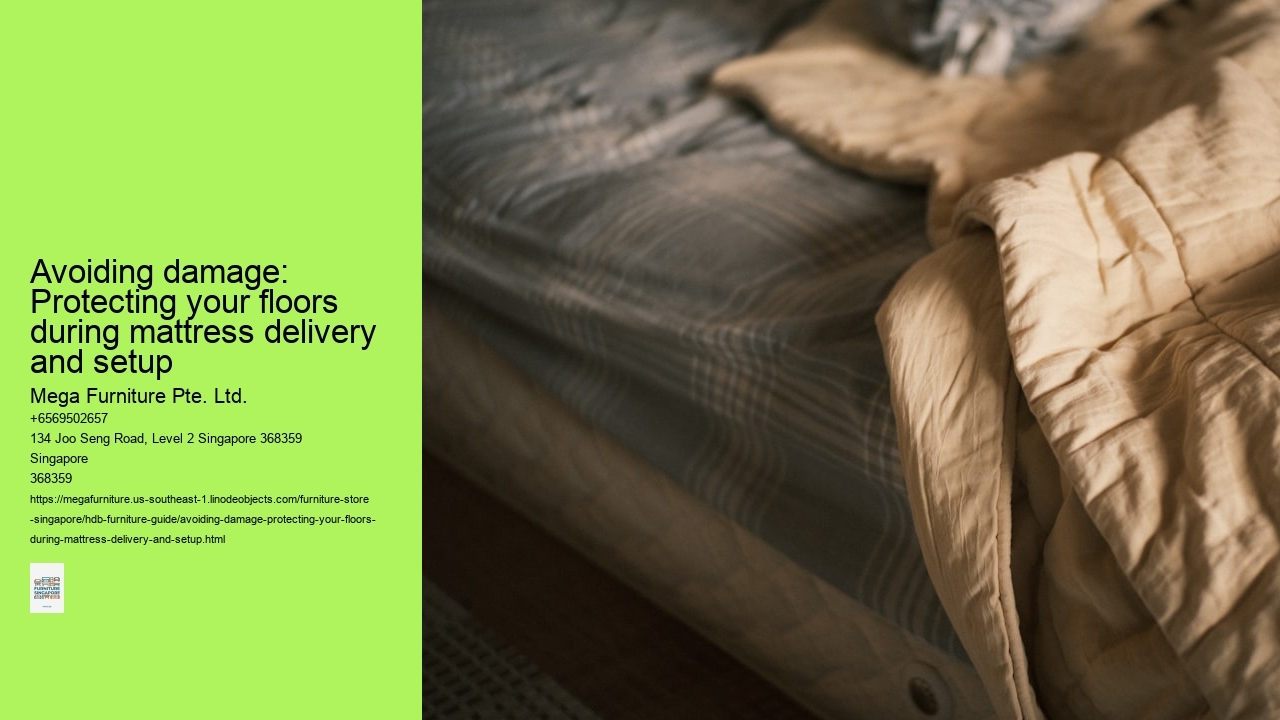 Avoiding damage: Protecting your floors during mattress delivery and setup