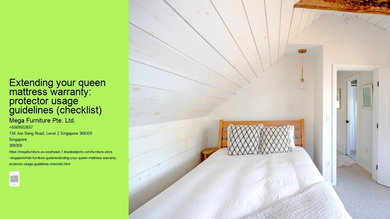 Extending your queen mattress warranty: protector usage guidelines (checklist)