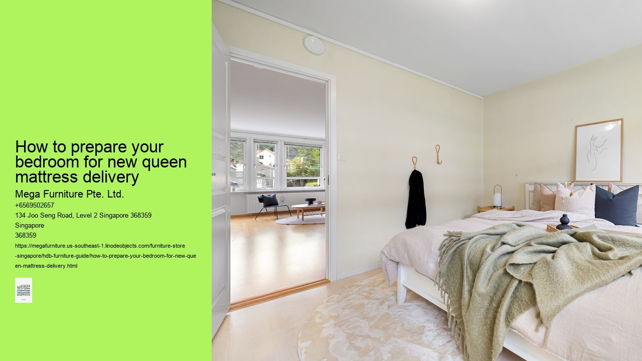 How to prepare your bedroom for new queen mattress delivery