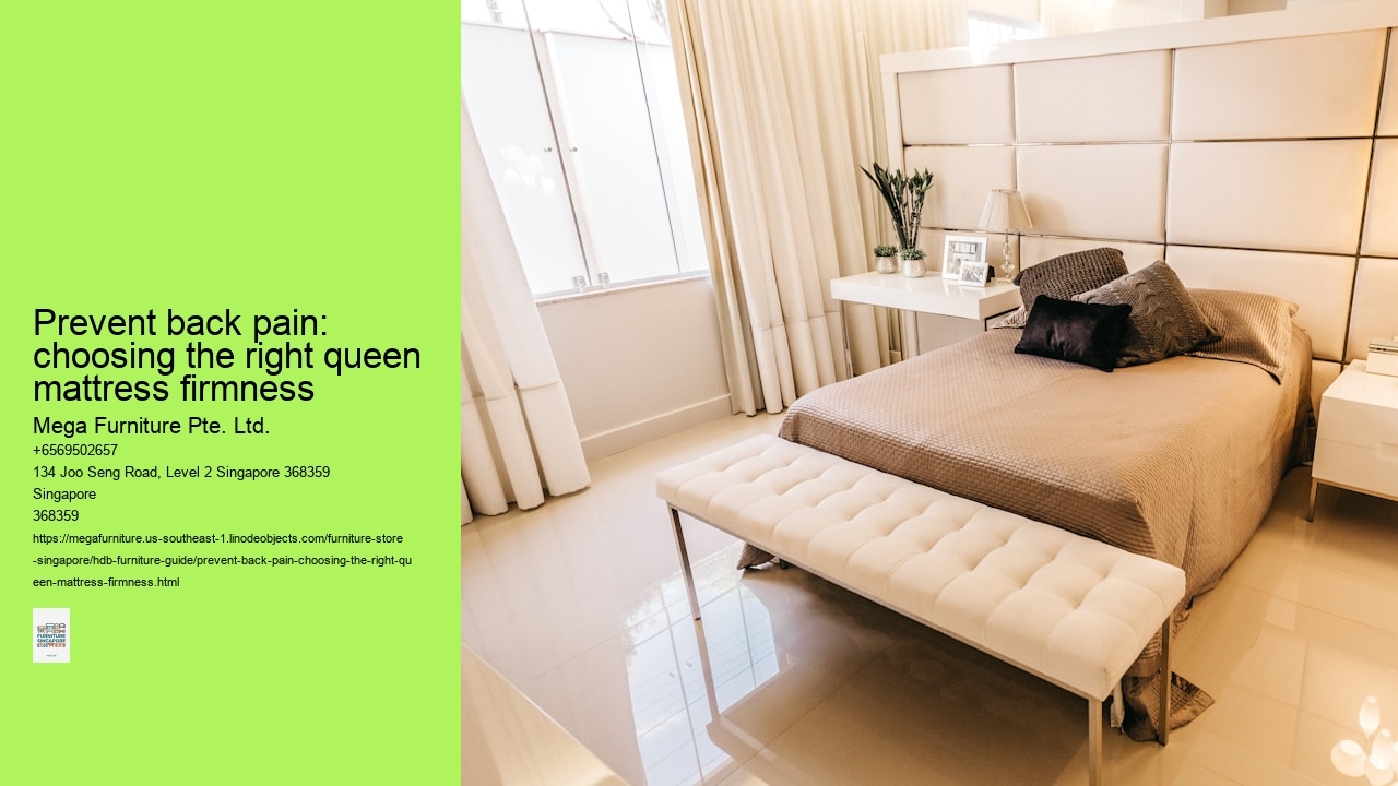 Prevent back pain: choosing the right queen mattress firmness