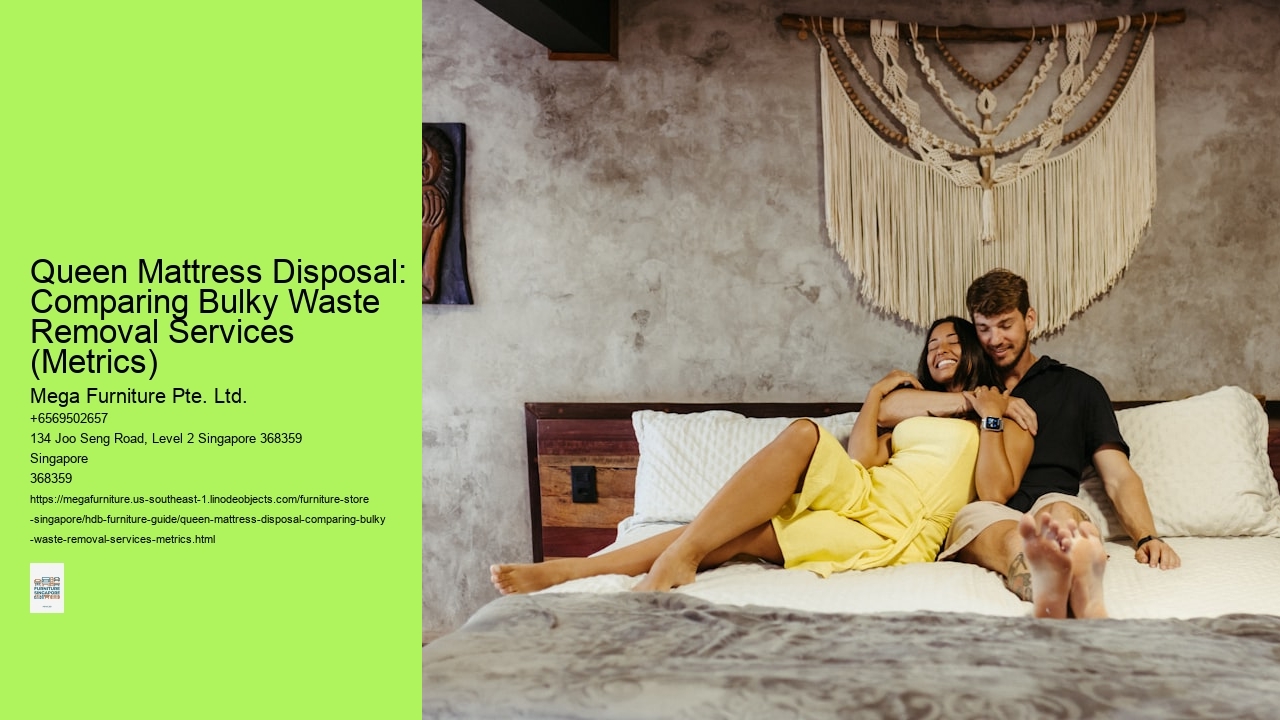 Queen Mattress Disposal: Comparing Bulky Waste Removal Services (Metrics)