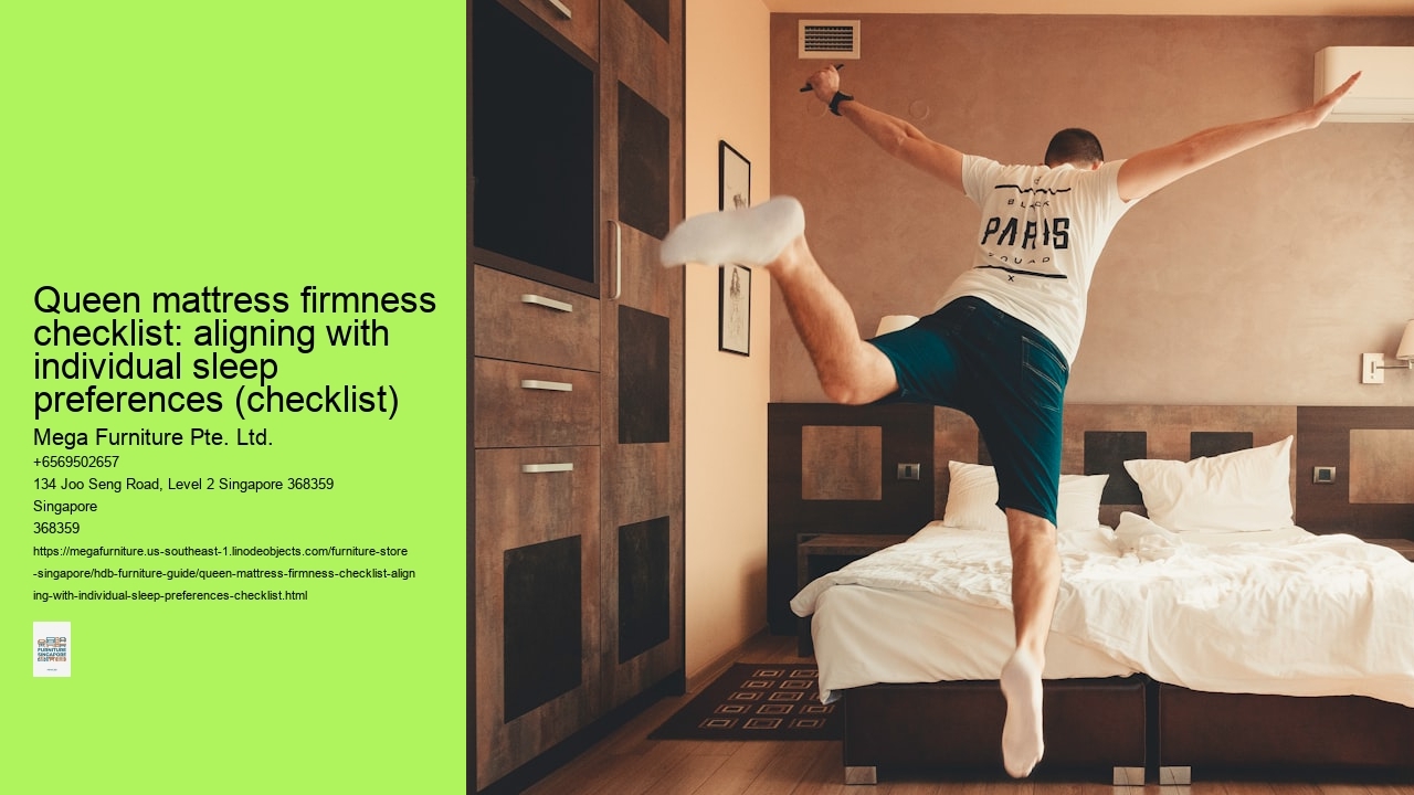 Queen mattress firmness checklist: aligning with individual sleep preferences (checklist)