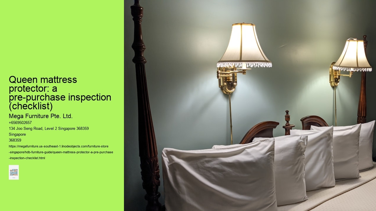 Queen mattress protector: a pre-purchase inspection (checklist)