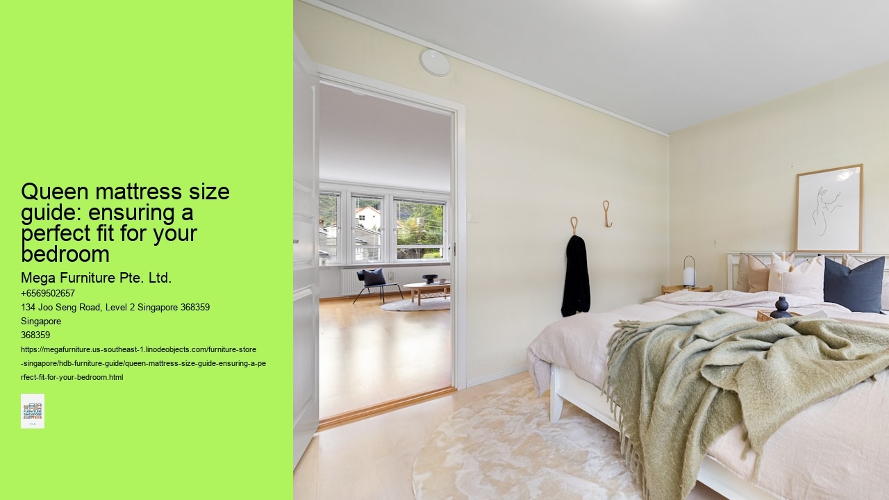 Queen mattress size guide: ensuring a perfect fit for your bedroom