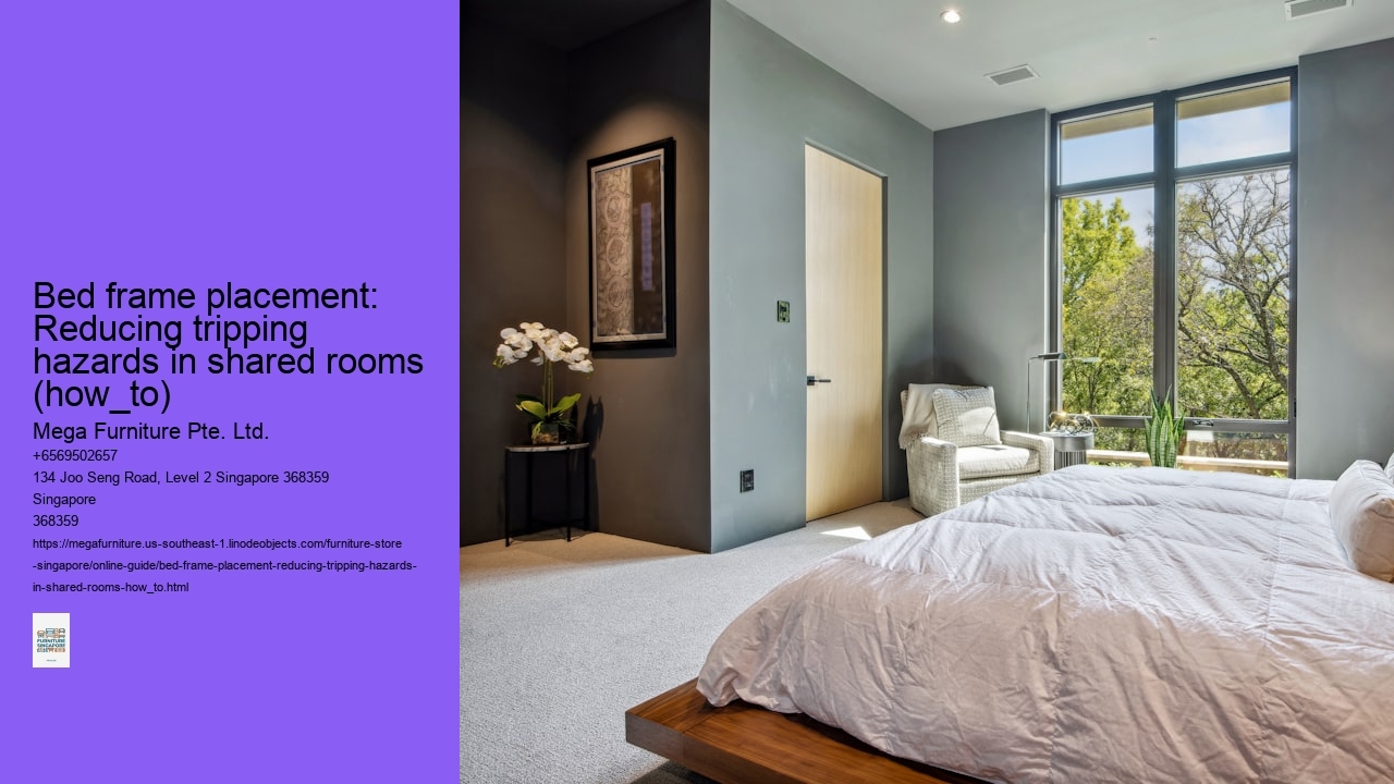 Bed frame placement: Reducing tripping hazards in shared rooms (how_to)