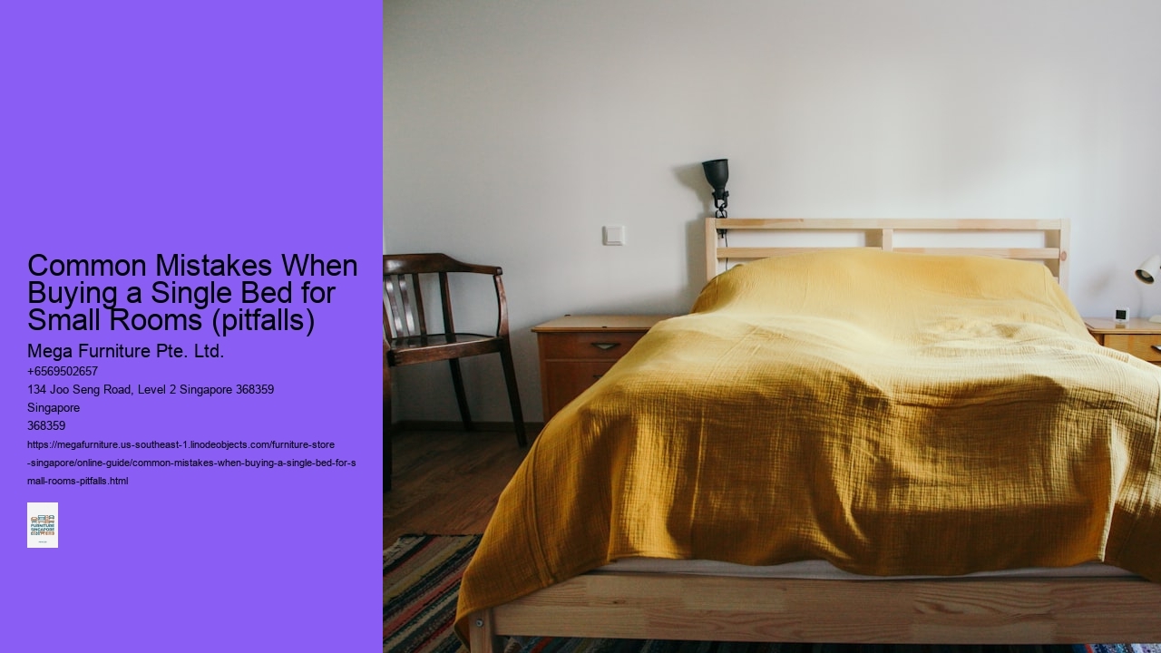 Common Mistakes When Buying a Single Bed for Small Rooms (pitfalls)