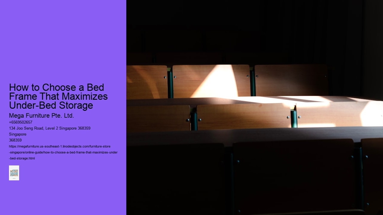 How to Choose a Bed Frame That Maximizes Under-Bed Storage