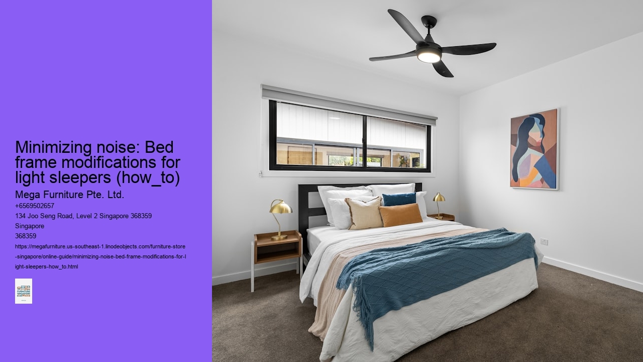 Minimizing noise: Bed frame modifications for light sleepers (how_to)