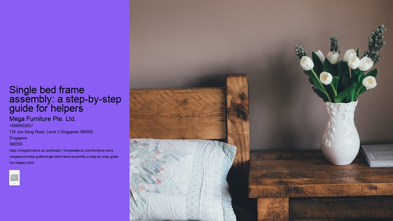 Single bed frame assembly: a step-by-step guide for helpers