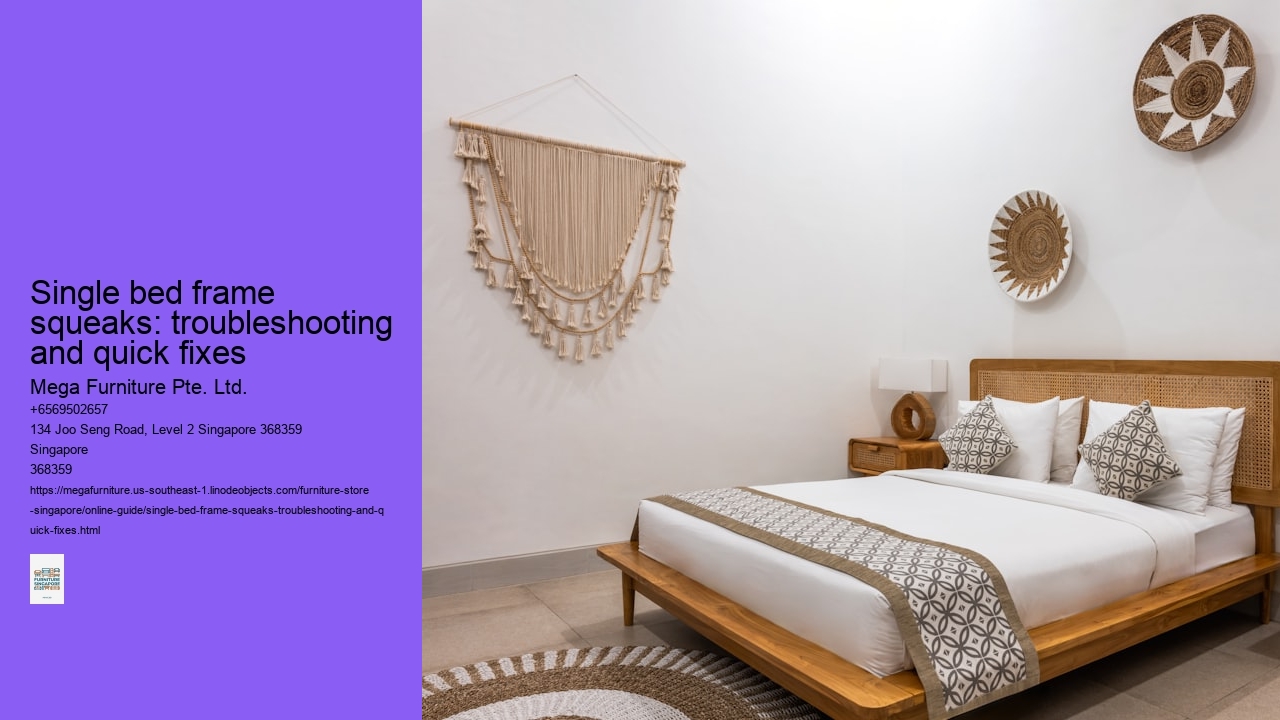 Single bed frame squeaks: troubleshooting and quick fixes