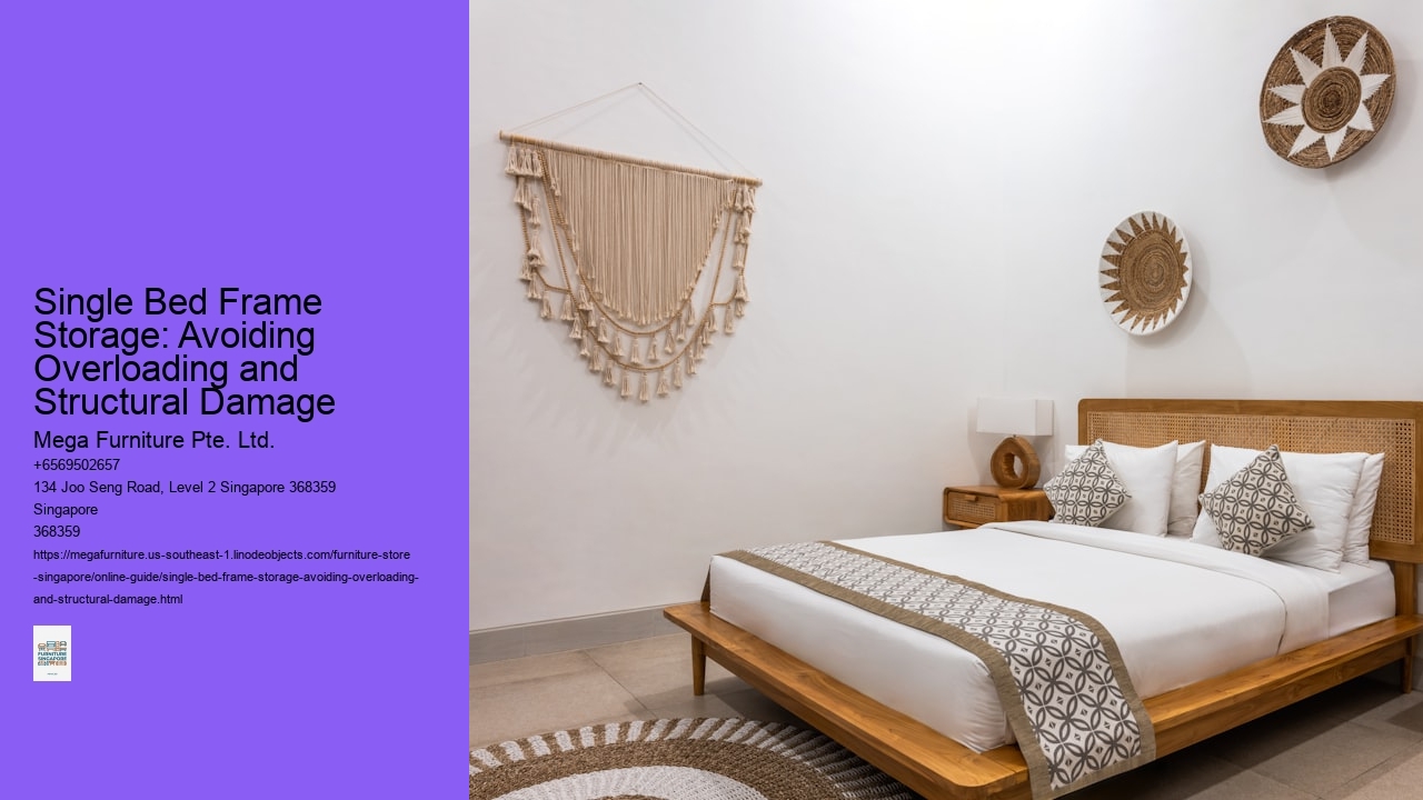 Single Bed Frame Storage: Avoiding Overloading and Structural Damage