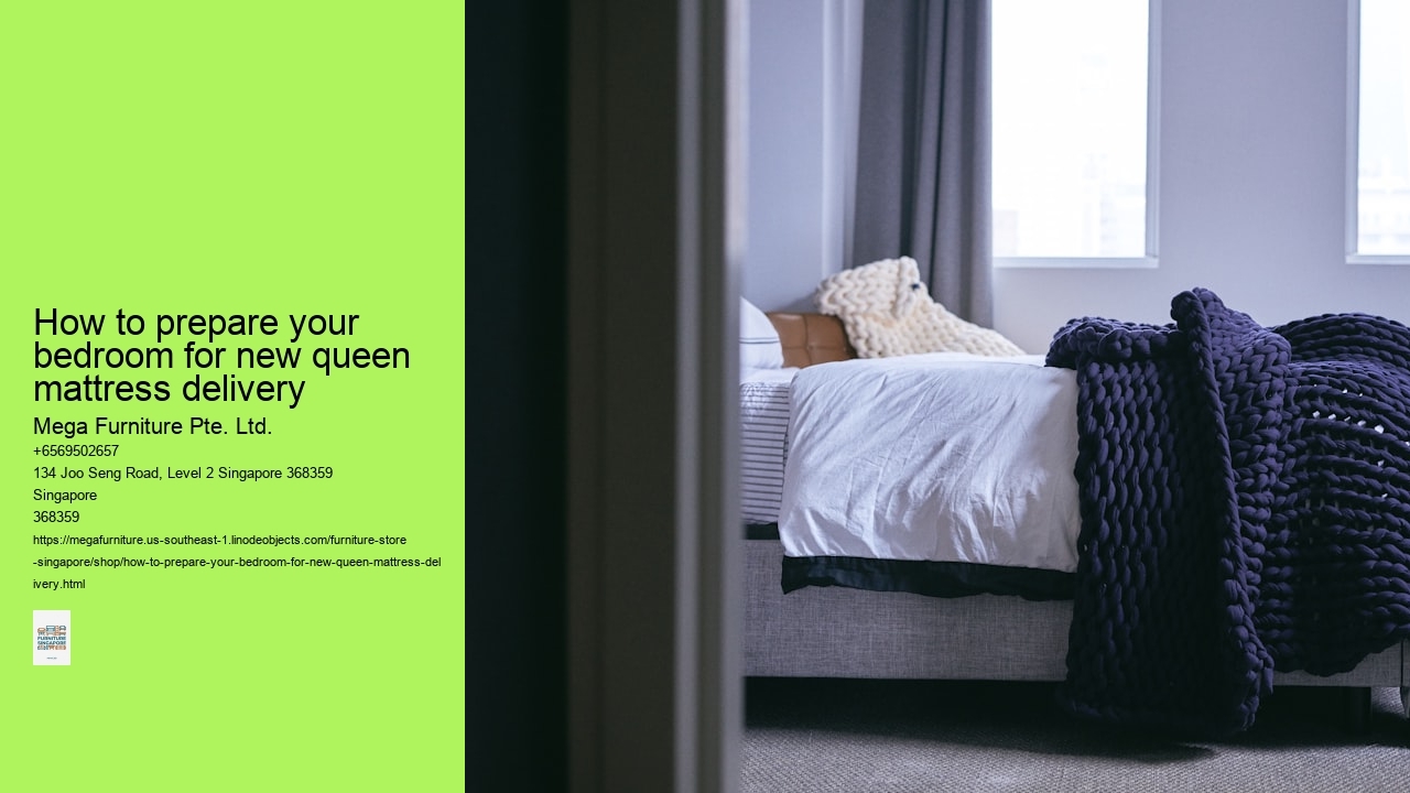 How to prepare your bedroom for new queen mattress delivery