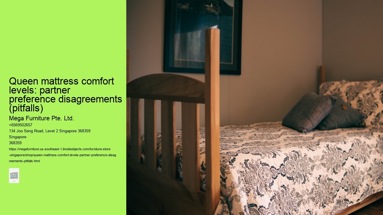 Queen mattress comfort levels: partner preference disagreements (pitfalls)