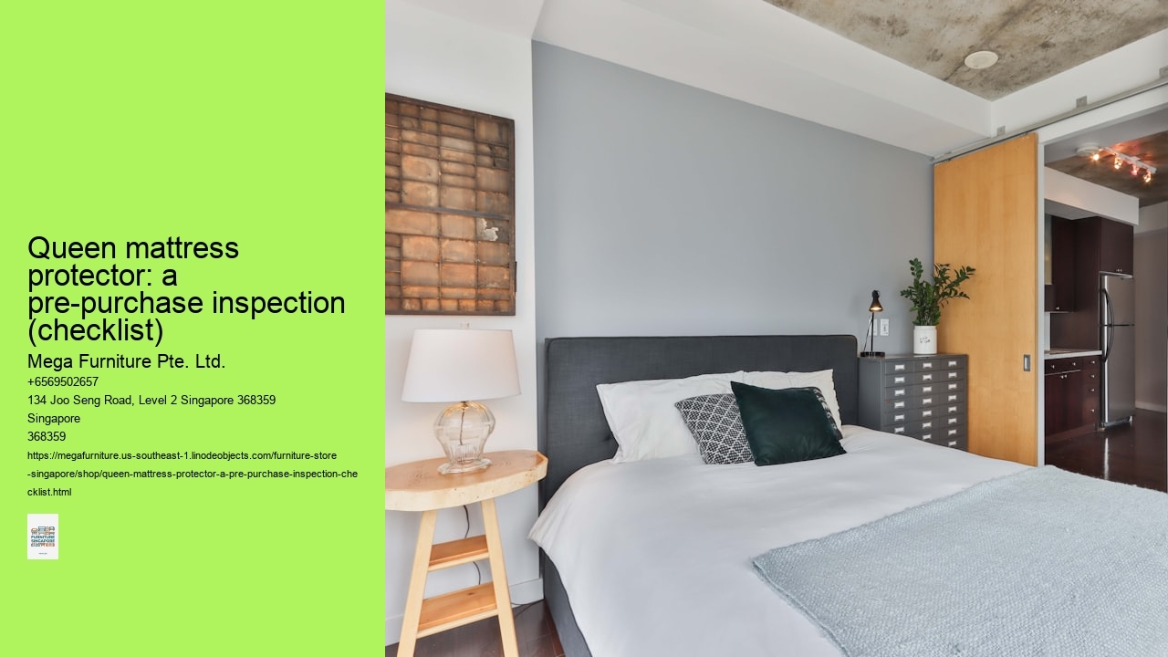 Queen mattress protector: a pre-purchase inspection (checklist)