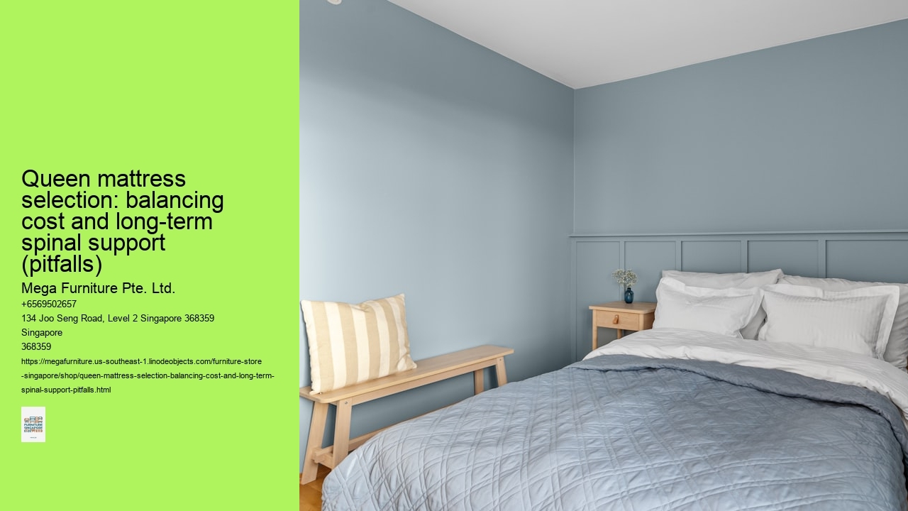 Queen mattress selection: balancing cost and long-term spinal support (pitfalls)