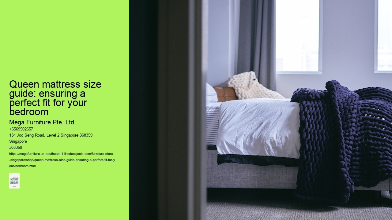 Queen mattress size guide: ensuring a perfect fit for your bedroom