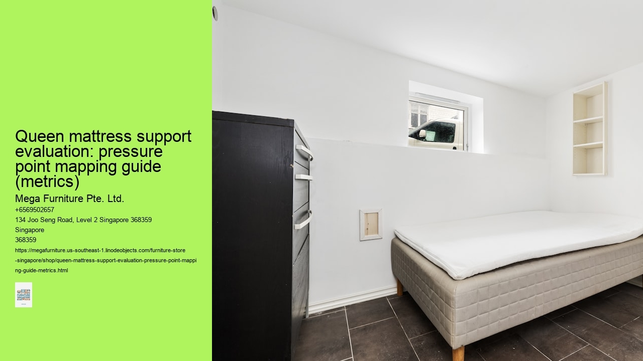 Queen mattress support evaluation: pressure point mapping guide (metrics)