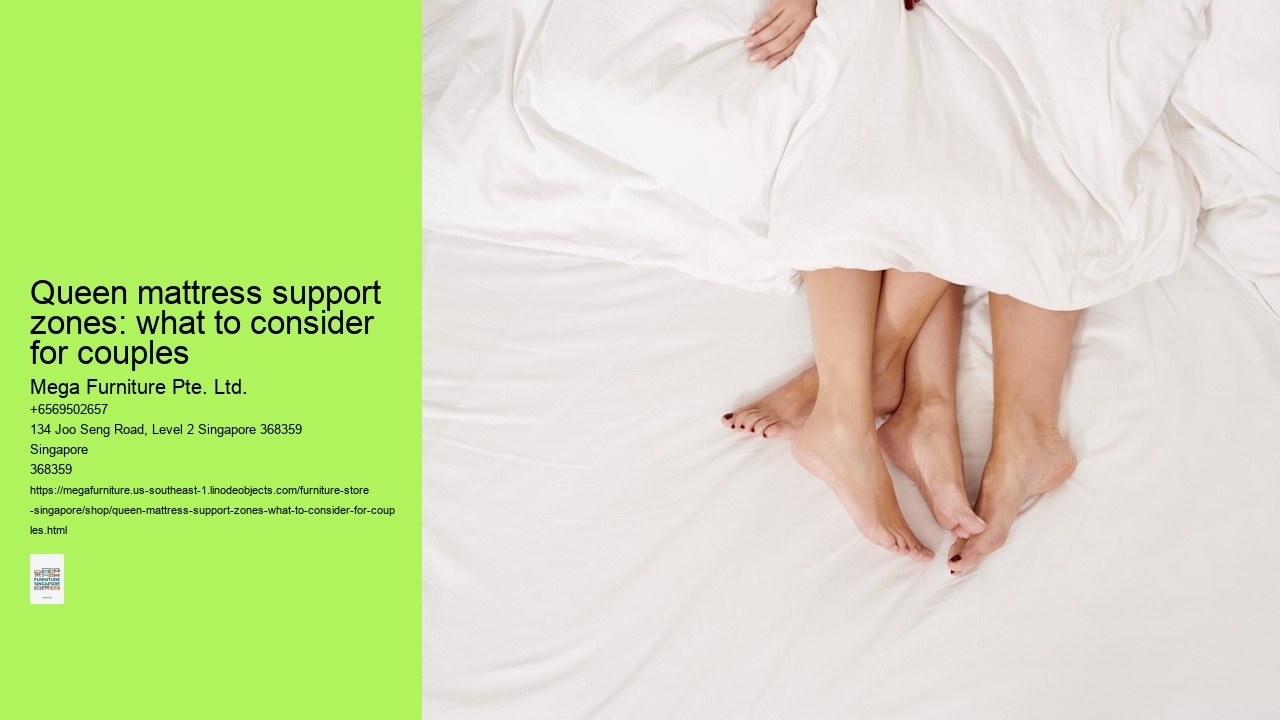 Queen mattress support zones: what to consider for couples
