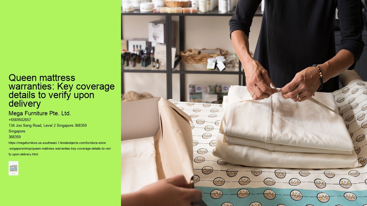 Queen mattress warranties: Key coverage details to verify upon delivery
