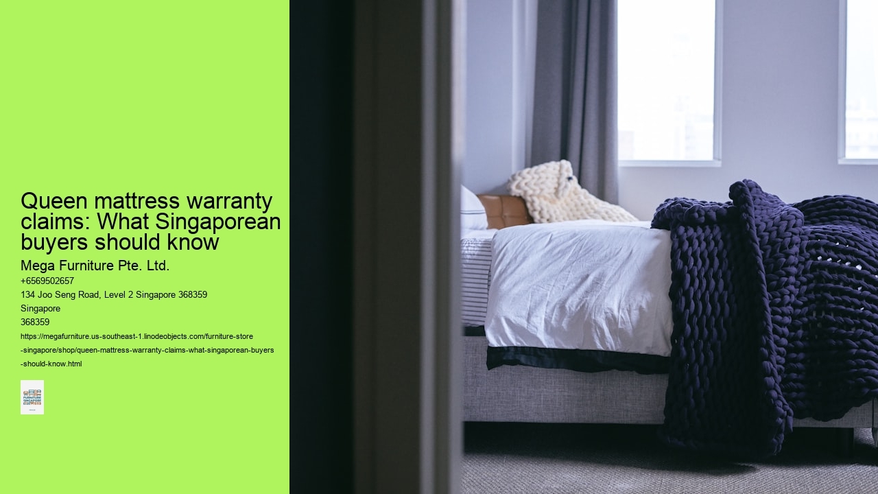 Queen mattress warranty claims: What Singaporean buyers should know